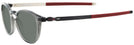 Round Grey Smoke Oakley OX8105 Pitchman Progressive Reading Sunglasses View #3