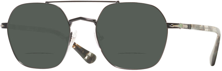 Aviator Black Persol 2483V Bifocal Reading Sunglasses View #1