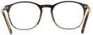 Square Stripe brown Persol 3007V Single Vision Full Frame w/ FREE NON-GLARE View #4