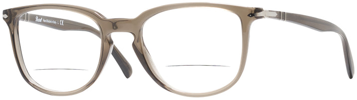 Square Opal Smoke Persol 3240V Bifocal w/ FREE NON-GLARE View #1