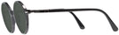 Round Black Persol 3249V Progressive No Line Reading Sunglasses View #3
