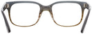 Square Grad Grey &amp; Striped Brown Persol 3252V Progressive No-Lines w/ FREE NON-GLARE View #4