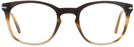 Square Striped Brown/grey/black Persol 3258V Progressive No-Lines w/ FREE NON-GLARE View #2