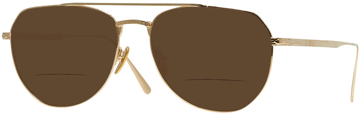 Aviator Gold Persol 5003ST Bifocal Reading Sunglasses View #1