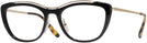 Cat Eye Black Prada 04VV Progressive No-Lines View #1