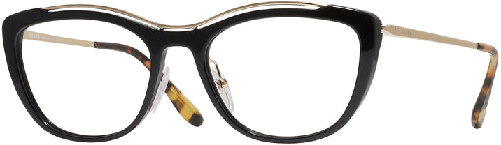 Cat Eye Black Prada 04VV Progressive No-Lines View #1