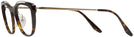 Cat Eye Havana Prada 04VV Progressive No-Lines View #3