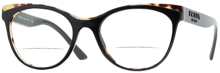Cat Eye Black/havana Prada 05WV Bifocal View #1