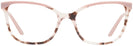 Cat Eye,Square Orchid Tortoise/pearl Prada 07WV Single Vision Full Frame View #2