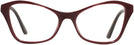 Cat Eye Bordeaux Prada 11XV Progressive No-Lines View #2
