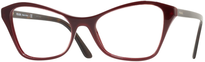 Cat Eye Bordeaux Prada 11XV Progressive No-Lines View #1