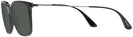 Square Black Prada 17TV Progressive No Line Reading Sunglasses View #3