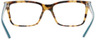 Square Medium Havana Prada 17VV Computer Style Progressive View #4