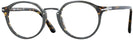 Round Grey Persol 3185V Progressive No Line Bifocal w/ FREE NON-GLARE View #1