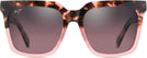 Square Pink Tortoise With Pink/Maui Rose Lens Maui Jim Rooftops 898 View #2