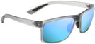 Rectangle Trans Matte Grey/blue Hawaii Maui Jim Pokowai Arch 439 View #1