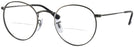 Round Matte Gunmetal Ray-Ban 3447V Bifocal View #1