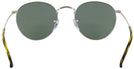 Round Silver On Top Blue Ray-Ban 3447V Progressive No Line Reading Sunglasses View #4