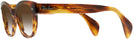Wayfarer Striped Havana Ray-Ban 0880 Progressive Reading Sunglasses with Gradient View #3