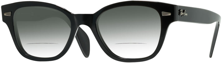 Wayfarer Black Ray-Ban 0880 Bifocal Reading Sunglasses with Gradient View #1