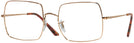 Oversized Copper Ray-Ban 1971V Single Vision Full Frame View #1