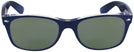 Wayfarer Matte Blue Ray-Ban 2132L Progressive No Line Reading Sunglasses View #2