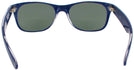 Wayfarer Matte Blue Ray-Ban 2132 Progressive No Line Reading Sunglasses View #4