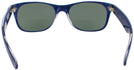 Wayfarer Matte Blue Ray-Ban 2132L Bifocal Reading Sunglasses View #4