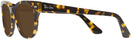 Wayfarer Yellow Havana Ray-Ban 2168 Meteor Progressive No Line Reading Sunglasses View #3