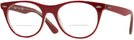 Round Red On Trans Grey Ray-Ban 2185V Bifocal View #1