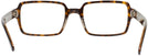Rectangle Havana On Trans Brown Ray-Ban 2189 Single Vision Full Frame View #4