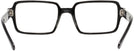 Rectangle Black Ray-Ban 2189 Single Vision Full Frame View #4