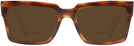Square Striped Havana Ray-Ban 2191 Bifocal Reading Sunglasses View #2