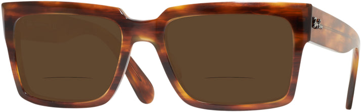 Square Striped Havana Ray-Ban 2191 Bifocal Reading Sunglasses View #1