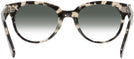 Round Gray Havana Ray-Ban 2199 Progressive No Line Reading Sunglasses with Gradient View #4