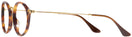 Oval Brown Havana Ray-Ban 2547V Progressive No-Lines View #3