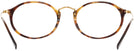 Oval Brown Havana Ray-Ban 2547V Progressive No-Lines View #4