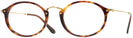 Oval Brown Havana Ray-Ban 2547V Progressive No-Lines View #1