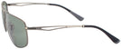 Aviator Matte Gunmetal Ray-Ban 3490 Progressive No Line Reading Sunglasses View #3