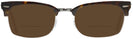 ClubMaster Havana Ray-Ban 3916V Bifocal Reading Sunglasses View #2