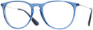 Round Trans Blue Ray-Ban 4171 Computer Style Progressive View #1