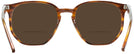 Oversized Striped Red Havana Ray-Ban 4306 Bifocal Reading Sunglasses View #4