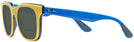 Wayfarer Yellow Red Light Blue Ray-Ban 4368 Bifocal Reading Sunglasses View #3