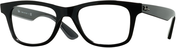Square Black Ray-Ban 4640V Progressive No-Lines View #1