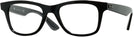 Rectangle Black Ray-Ban 4640V Computer Style Progressive View #1
