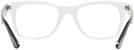 Square Transparent Ray-Ban 4640V Single Vision Full Frame View #4