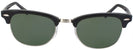 ClubMaster Shiny Black Ray-Ban 5154 Bifocal Reading Sunglasses View #2