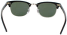 ClubMaster Shiny Black Ray-Ban 5154 Bifocal Reading Sunglasses View #4