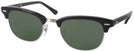 ClubMaster Shiny Black Ray-Ban 5154 Bifocal Reading Sunglasses View #1