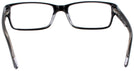 Rectangle Black Ray-Ban 5169 Computer Style Progressive View #4